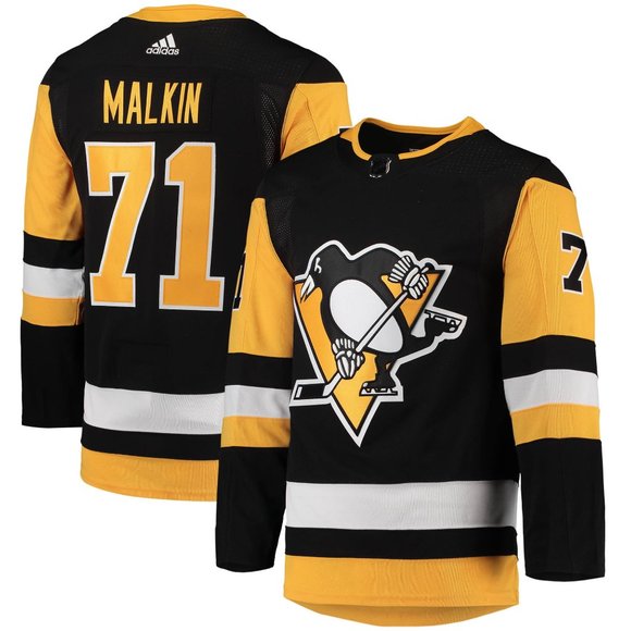 Evgeni Malkin Pittsburgh Penguins adidas Home Primegreen Authentic NHL Jersey - Picture 8 of 8